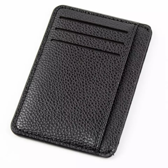 Card Holder PU Leather 6 Card Wallet - Picture 3 of 4